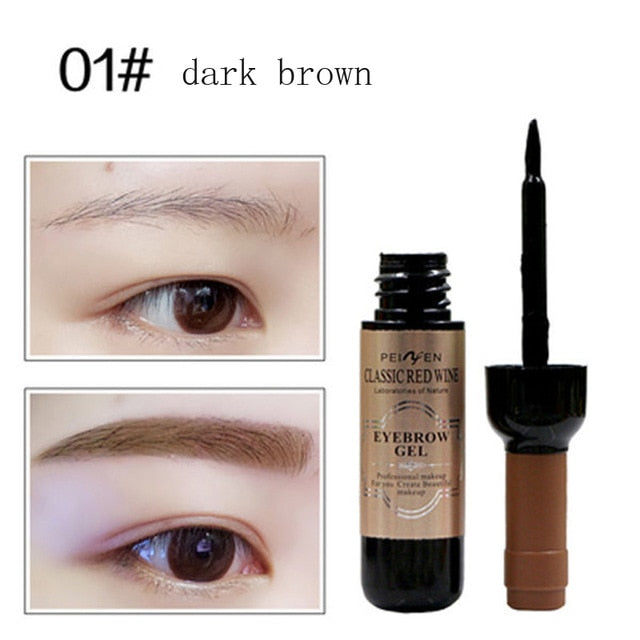 1Pcs Eyebrow Tattoo Gel Black Coffee Gray Peel Off Eye Brow Shadow Eyebrow Gel Cosmetics Makeup for Women High Pigmented Makeup