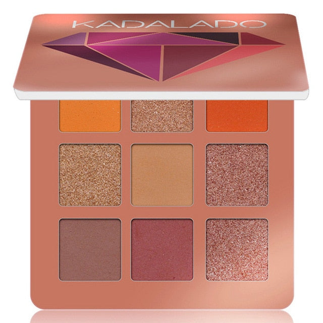 9 Colors Glitter Eyeshadow Makeup Pallete Matte Eye Shadow Palette Shimmer And Shine Diamond Eyeshadow Powder Pigment Cosmetics