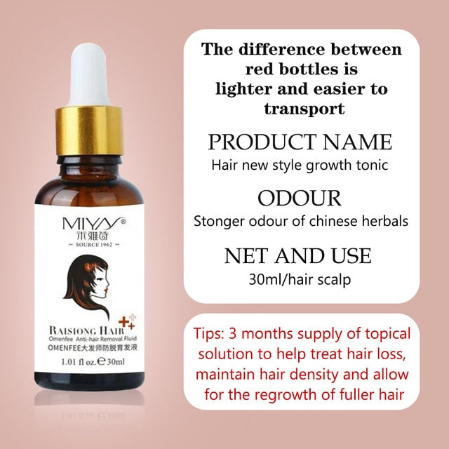 Anti Hair Loss Essence Hair Growth Treatment Oil Fast Thick Hair Eyebrows Support Natural Healthy Hair Treatment for Women