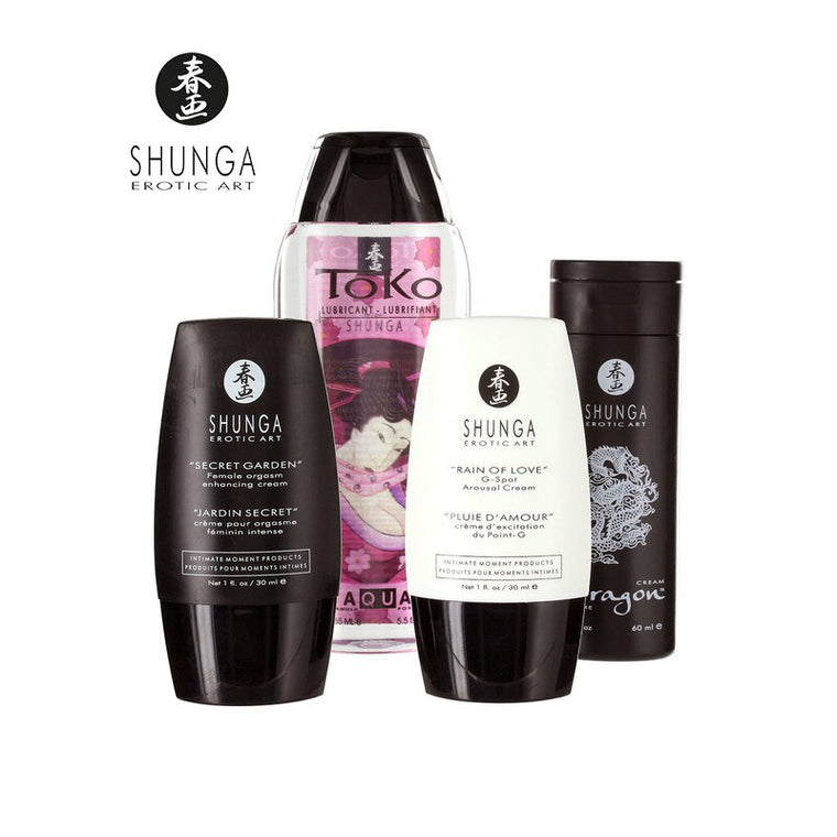 Shunga Naughty Kit For Intimate Moments Cosmetics Erotic Organic Ingredient Portable Love Art Travel Pack Gift Ideal for Couples