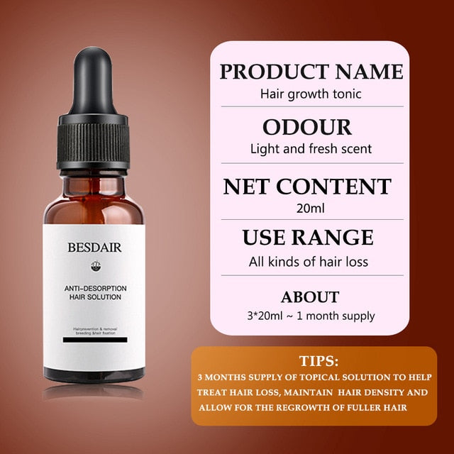 Hair Growth Treatment Oil Anti Hair Loss Essence Natural Healthy Hair Treatment Fast Thick Hair for Woman Hair Care Products