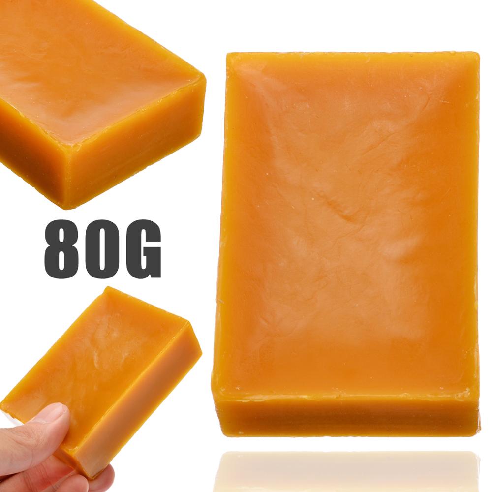 80g 100% Organic Natural Pure Beeswax Honey Wax Bee Cosmetic Maintenance Protect Wood Furniture